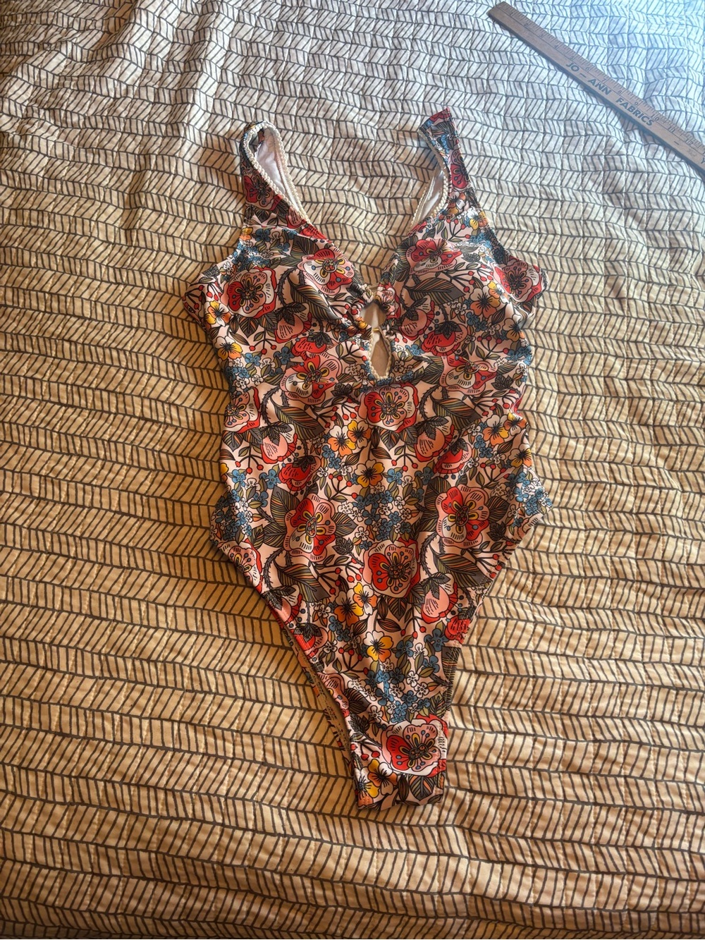Floral One-Piece Swimsuit in Multicolor